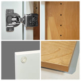 Shaker Wall Cabinet With Soft Close Hinges, Adjustable Shelves, Double Door