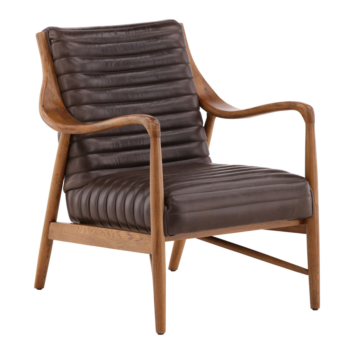 Baxter - Occasional Chair - Light Brown / Dark Brown