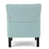 Harrison - Tufted Club Chair With Button Tufted Back And Birch Wood Legs