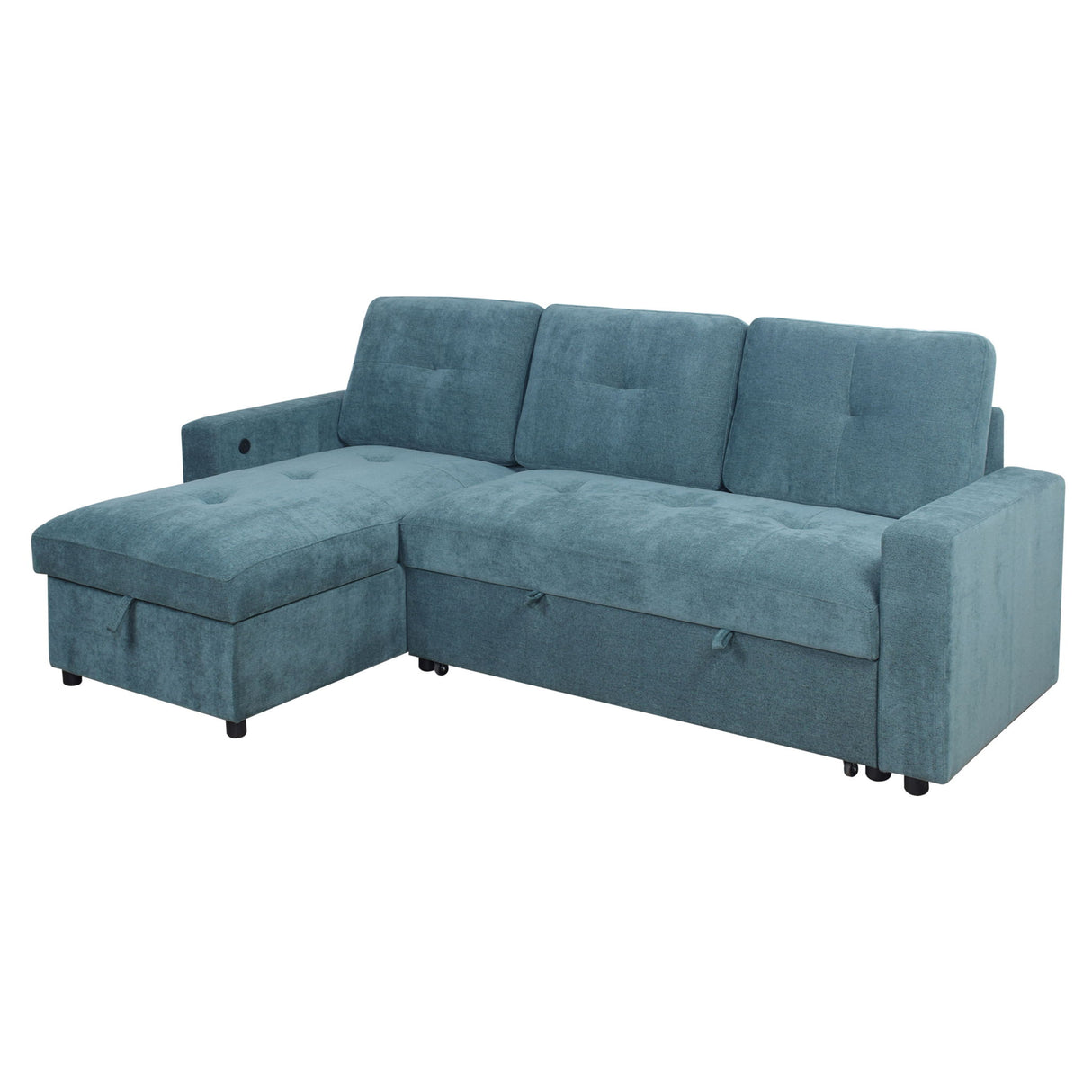 Greer Green Pop-Up Sleeper Loveseat