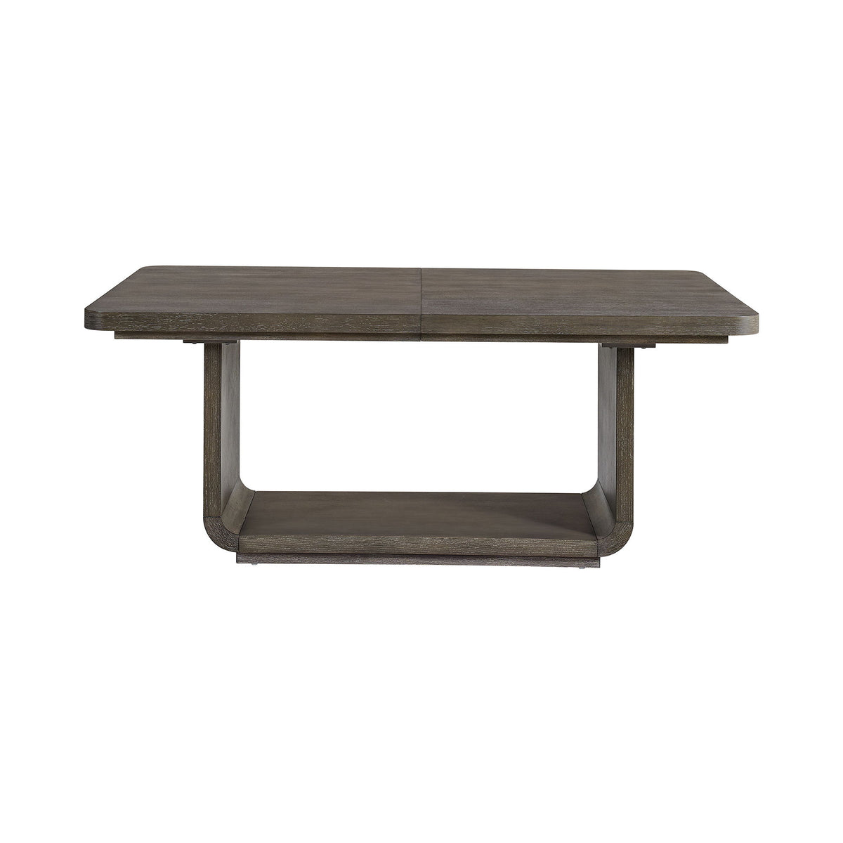 Hollywood Park - Rectangular Dining Table With Leaf - Dark Gray