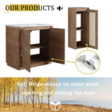 Freestanding Bathroom Vanity With Sink And 2 Soft Close Doors