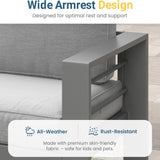 Outdoor Patio Set, All-Weather With Thick Cushions