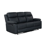 Blanche - Reclining Set With LED Lights, Speaker
