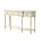 Retro Console Table With 3 Soft Close Drawers