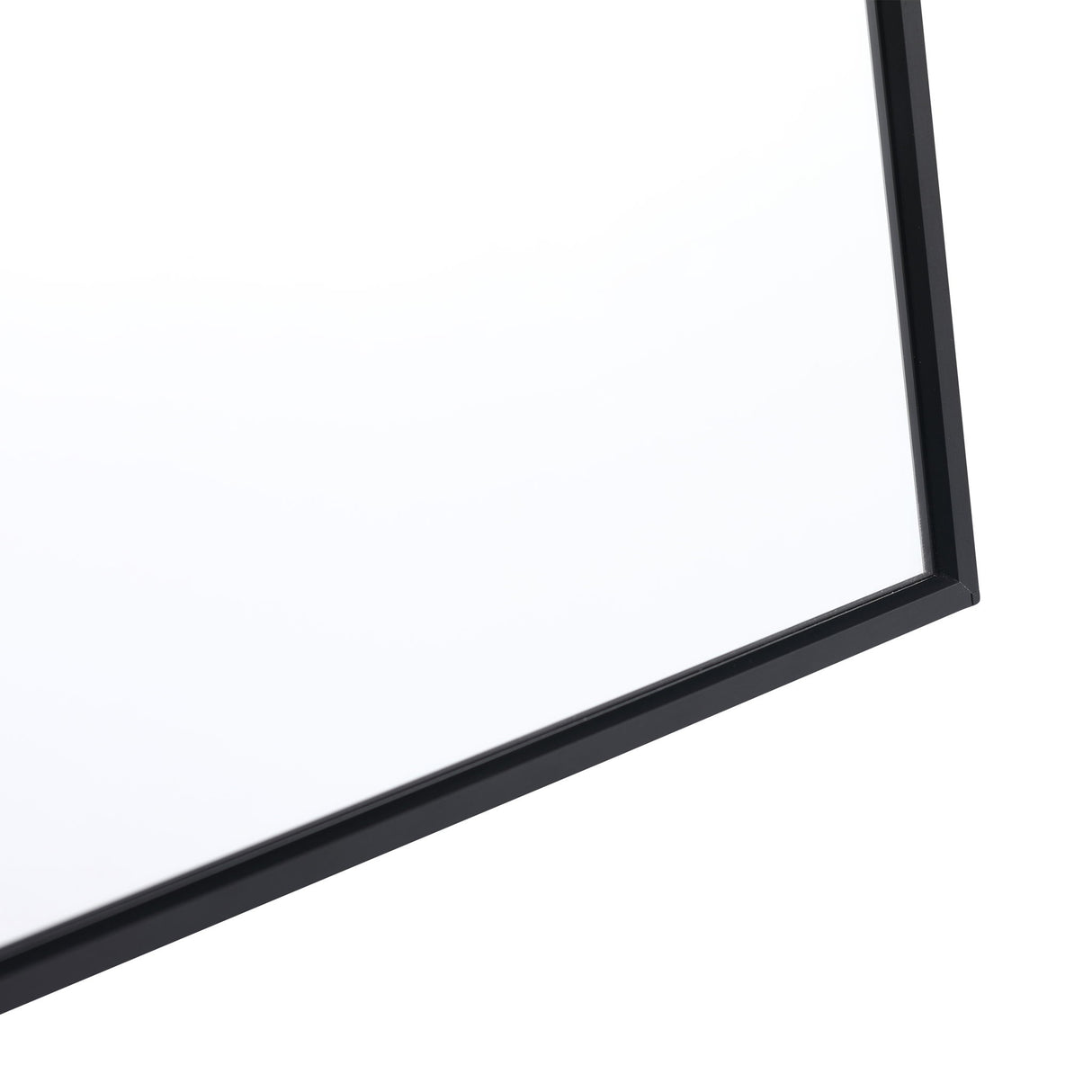 20" Rectangular Wall Mounted Mirror - Black