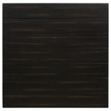 Sutter - 1 Drawer Square End Table - Dark Brown
