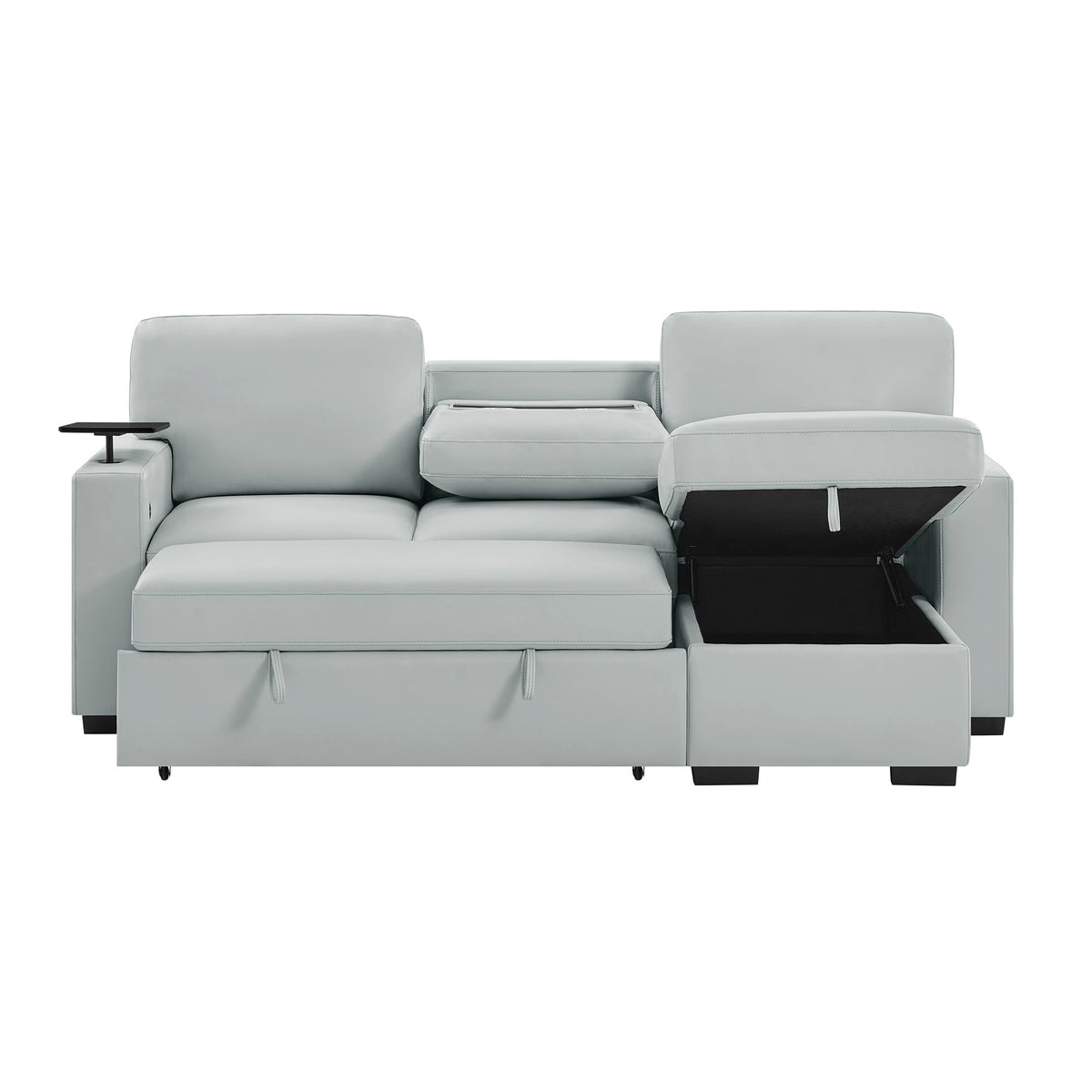 Tracey - Sofabed With Pullout - Silver
