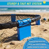 Outdoor Roundnet Game Set With 2 Balls, Sturdy Net And Carry Bag