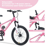 Zukka - 20" Mountain Bike With Adjustable Saddle And Suspension Fork