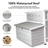 Large Chicken Coop Outdoor Hen House With Dual Nesting Boxes