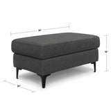 Ava - Versatile Mid Century Ottoman