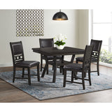 Amherst - Standard Height Faux Leather Side Chair (Set of 2) - Walnut