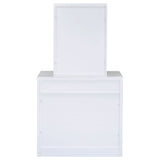 Walsh - Makeup Vanity Table With Mirror And Stool - White