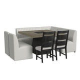 Jemma - Dining Bench - Beige Linen