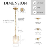 Adjustable Cylindrical Pendant Light
