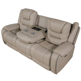 Power Motion Sofa Set With USB Ports And Adjustable Headrests