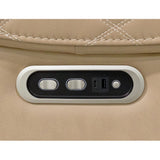 Power Recliner Single Chair With USB Port Living Room Comfort Seating - Toffee