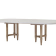 Triad - Double Pedestal Dining Table With Leaf - Sand - Dining Tables - Alpine Outlets