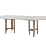 Triad - Double Pedestal Dining Table With Leaf - Sand - Dining Tables - Alpine Outlets