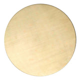Johnsen - Cross Hatch Pattern Accent Table - Antique Gold