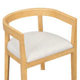 Rectangular Dining Table Set For 6 With Upholstered Barrel Back Chairs