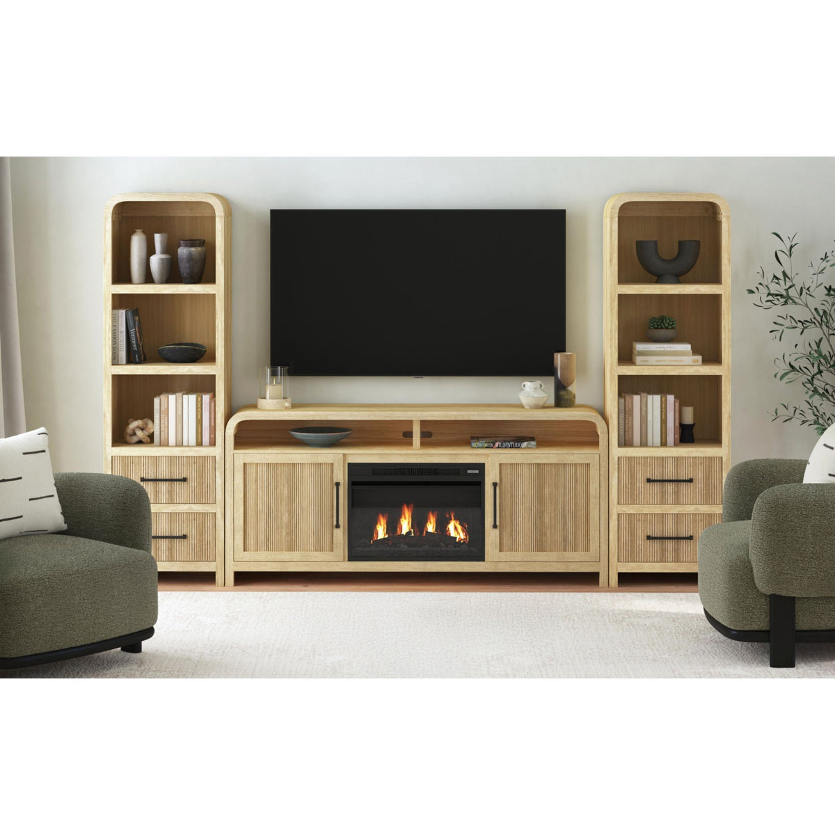 Ridgemont - Entertainment Unit With 70" TV Console