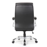 High Back Ergonomic Executive Office Chair, Adjustable Height And Lumbar Support For Home & Office - Black