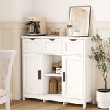 Storage Cabinets, Wooden Floor Cabinet, With Drawers And Shelves Storage Cabinets, Accent Cabinet For Living Room, Bedroom, Bathroom Furniture Home Decor - Sideboards - Alpine Outlets