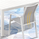Patio Stackable Dining Chairs (Set of 4)