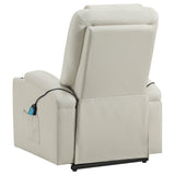 Macklin - Power Lift Massage Recliner With Heat And Dual Cupholders