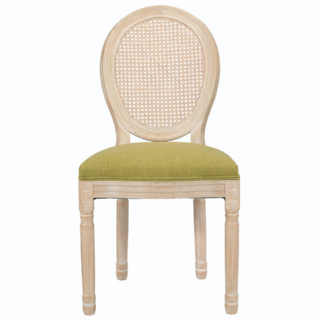 French Country Dining Chairs & Round Back (Set of 2)