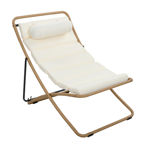 TREXM 2-Pieces Outdoor Folding Chair