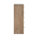 Anika - 5 Drawer Chest - Natural / Brown