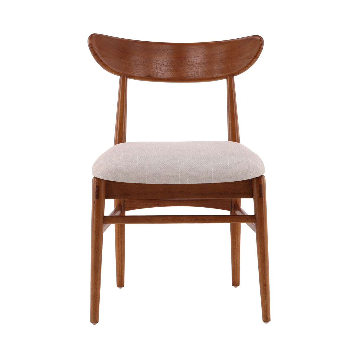 Johnson - Side Chair - Light Brown / Beige