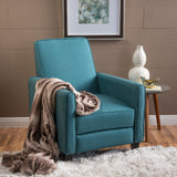 Upholstered Push Back Recliner Chair For Living Room