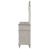 Colwood - 9 Drawer Dresser With Mirror - Silver