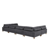 Modern Modular Sectional With Adjustable Back Support