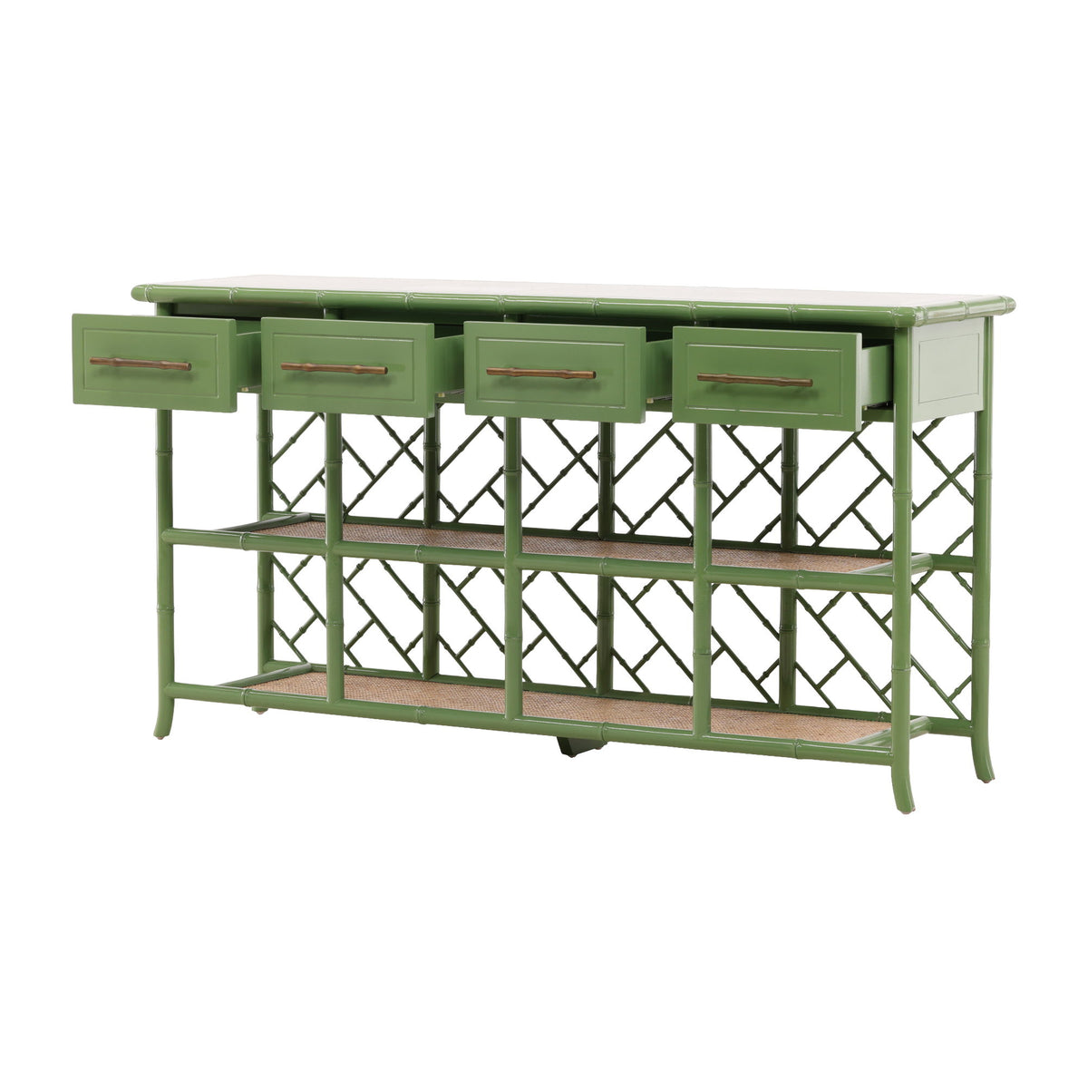 Trellis - Bamboo Sideboard - Green