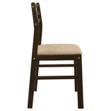 3 Piece Dining Set With Drop Leaf Table And Upholstered Chairs