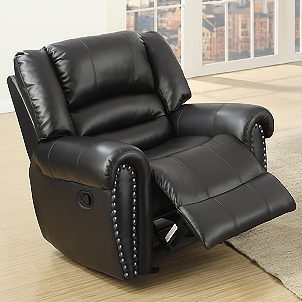 Modern Living Room Set With Nailhead Trim