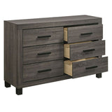 1 Piece Dresser Bar Handle Bedroom Furniture - Gray