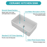 Single Bowl Kitchen Sink Workstation - White