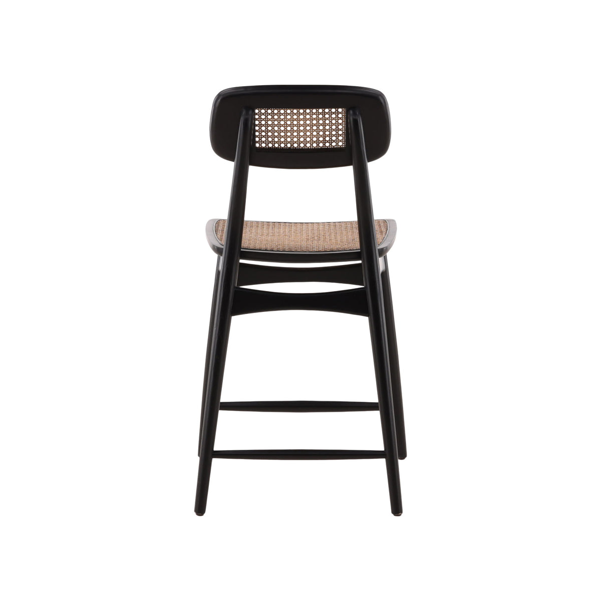 Macie - Counter Stool - Black / Light Brown