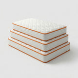 6" Medium Feel Comfort Foam Mattress With Textured Quilted Cover - White - Twin