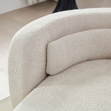 Curved Sectional Sofa, L - Shape Modular Chaise