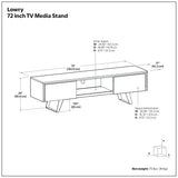 Lowry - Handcrafted TV Media Stand