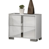 Nightstand With Vertical Handles