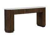 Cheers - Marble Console - Dark Brown