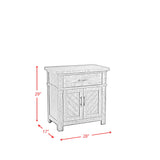 Jax - Nightstand - Walnut